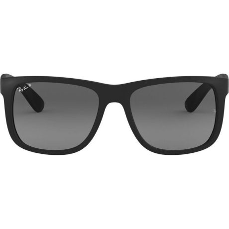 Ray-Ban-Justin-Classic-RB4165-Black-Rubber-Grey-Polarised-Sunglasses-Front-Image_Sunglasses__08717